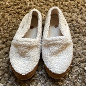 White Womens Original Acorn Moccasin Slipper